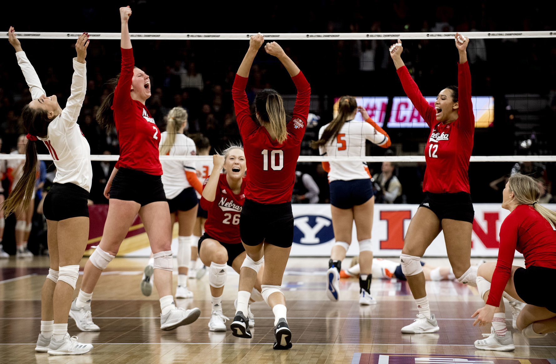 Nebraska volleyball vs. Illinois, 12.13